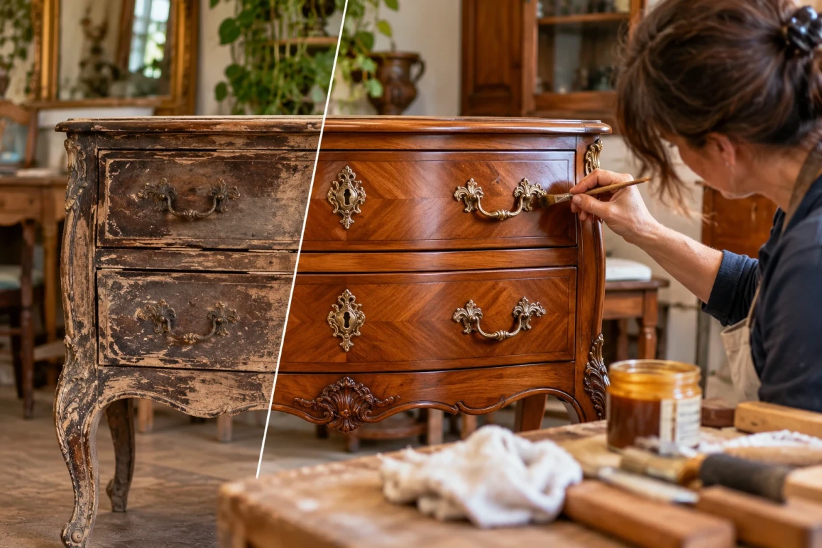 Restauration d’une commode ancienne