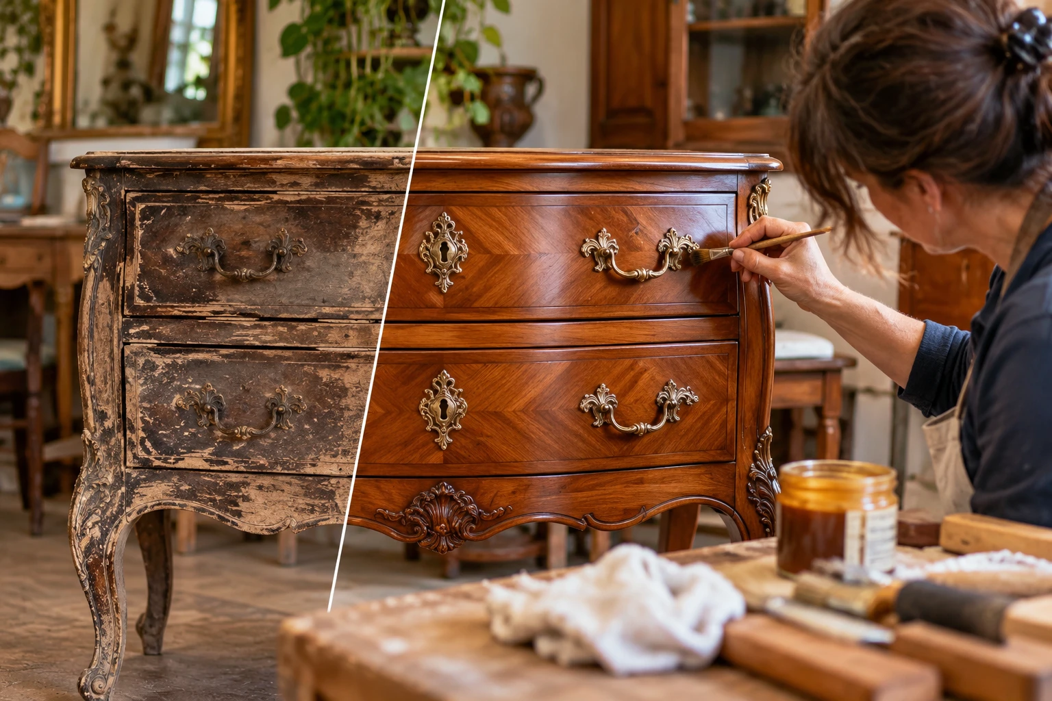 Restauration d’une commode ancienne